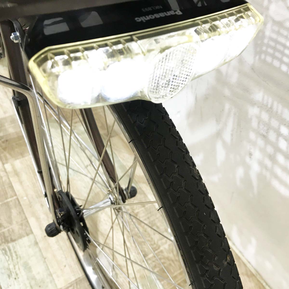 中古電動自転車 パナソニック ビビDX ブラウン 24インチ KL084