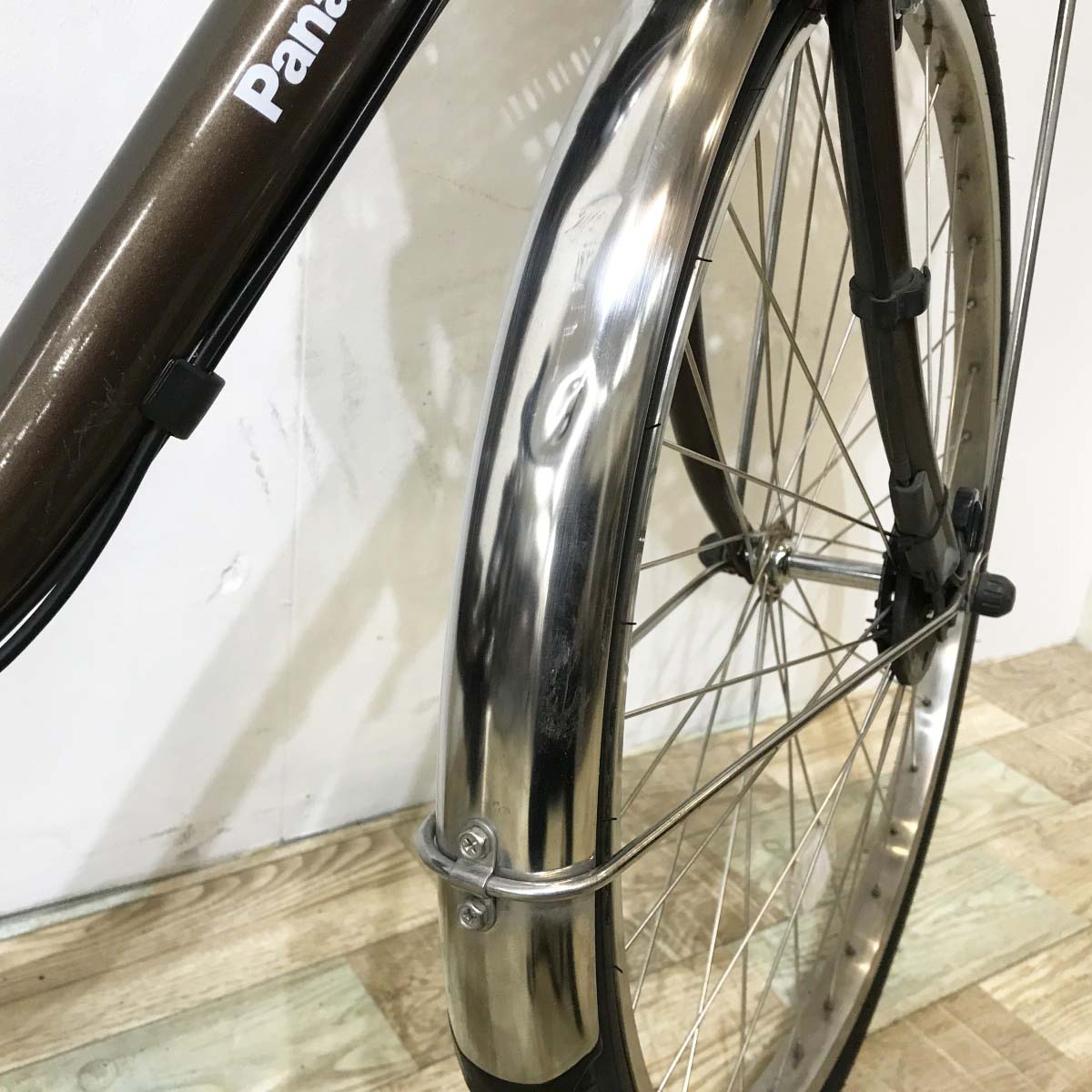 中古電動自転車 パナソニック ビビDX ブラウン 24インチ KL084