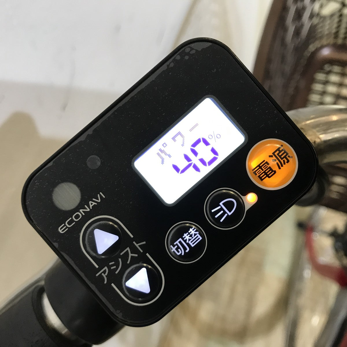 中古電動自転車 パナソニック ビビDX レッド 26インチ KL085