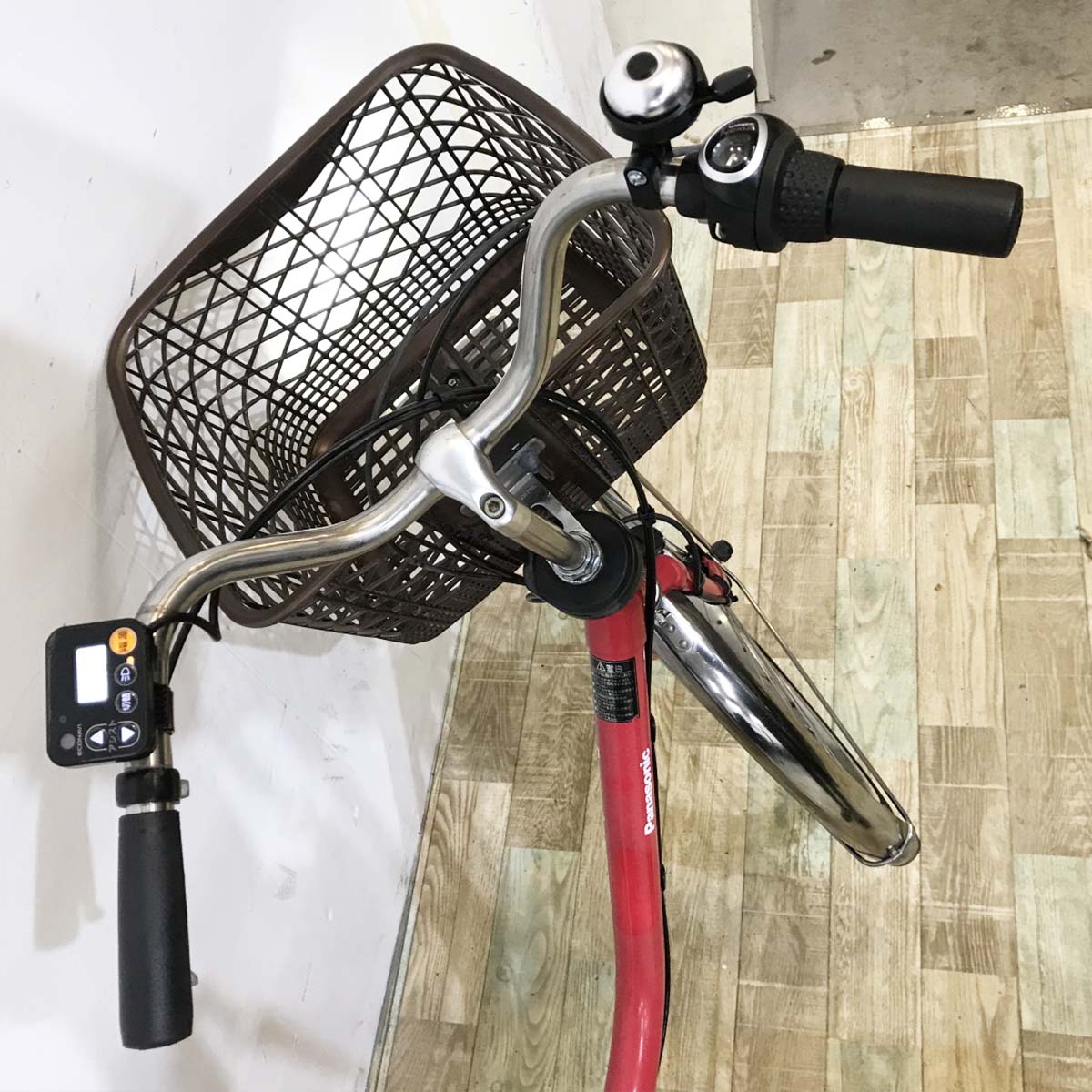 中古電動自転車 パナソニック ビビDX レッド 26インチ KL085