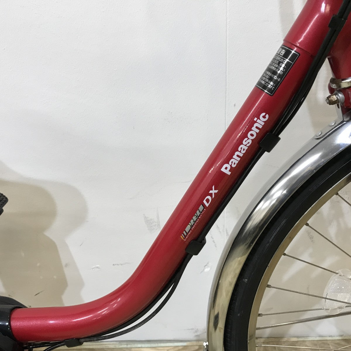 中古電動自転車 パナソニック ビビDX レッド 26インチ KL087