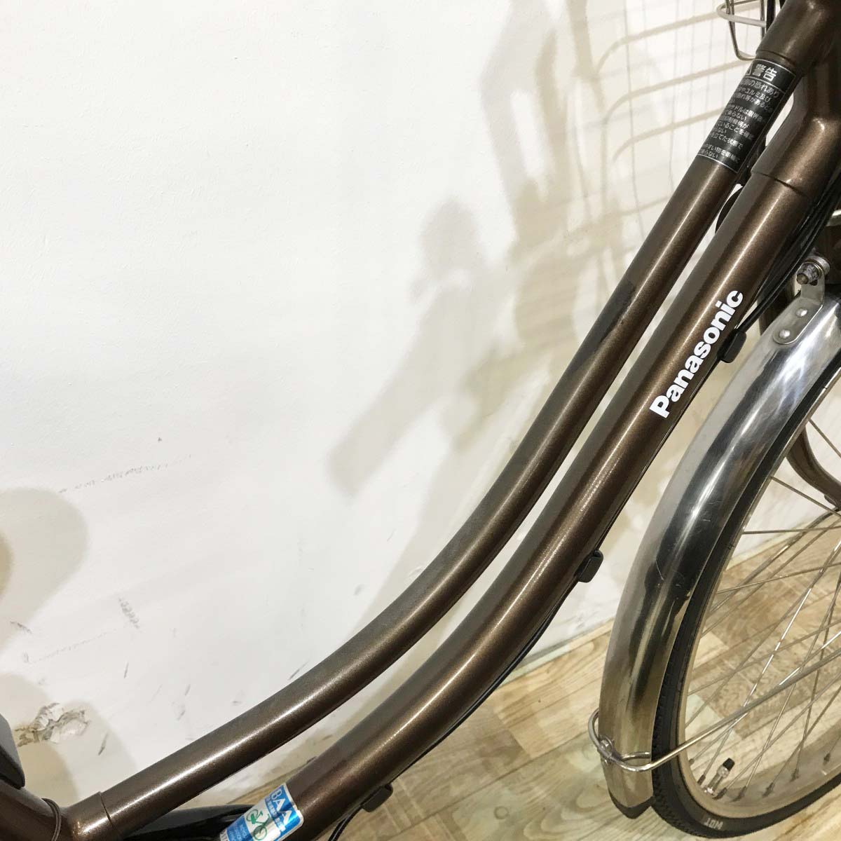 中古電動自転車 パナソニック ティモW ブラウン 26インチ KL088