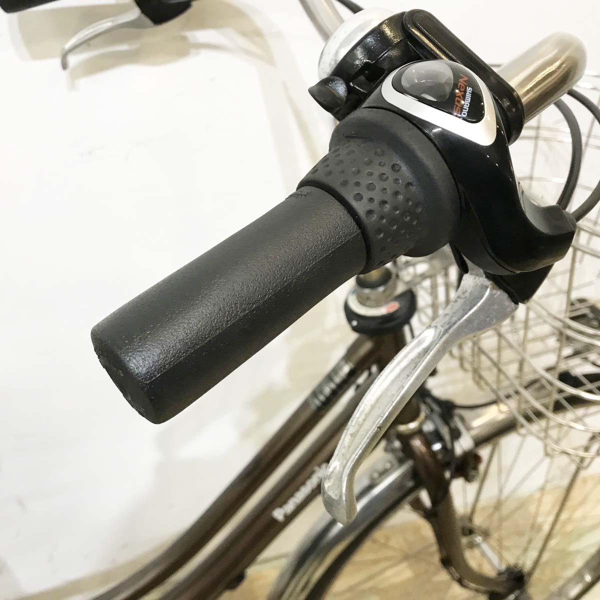 中古電動自転車 パナソニック ティモW ブラウン 26インチ KL088