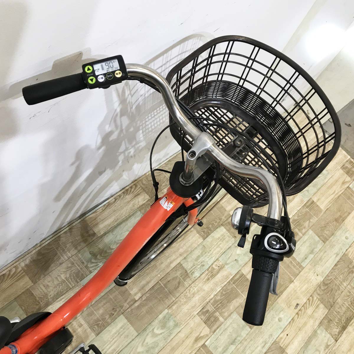 中古電動自転車 ヤマハ PAS ウィズ オレンジ 26インチ KL090