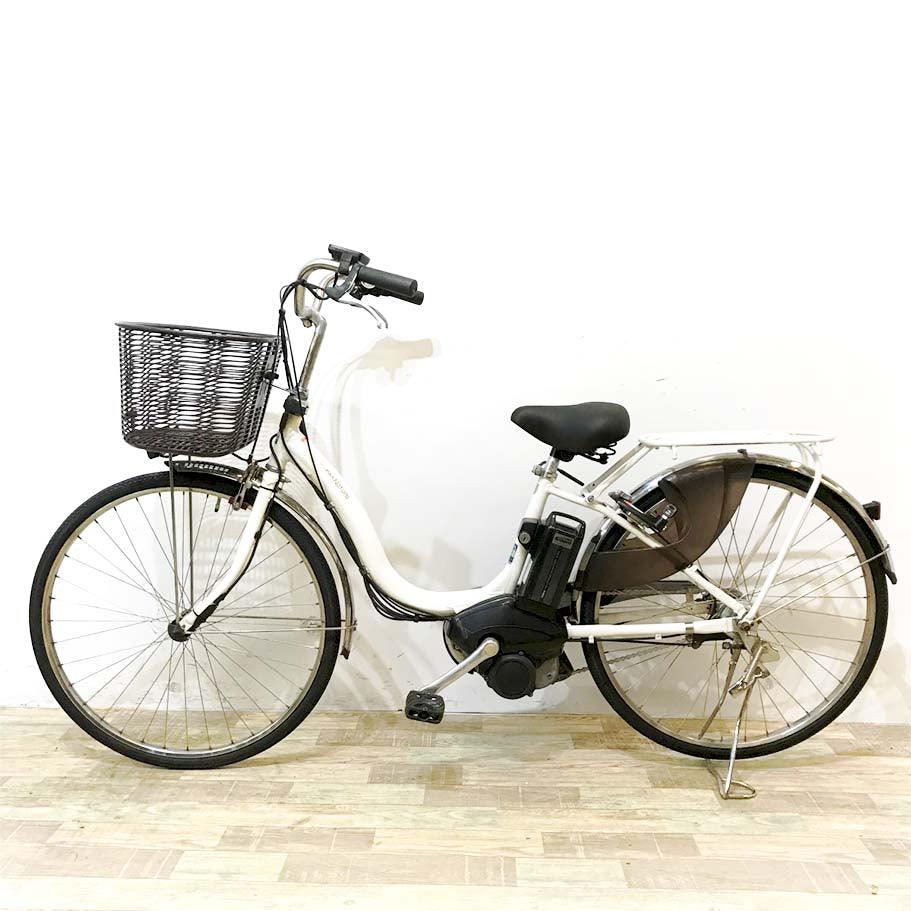 中古電動自転車 ヤマハ PAS ナチュラL DX ホワイト 26インチ KL091