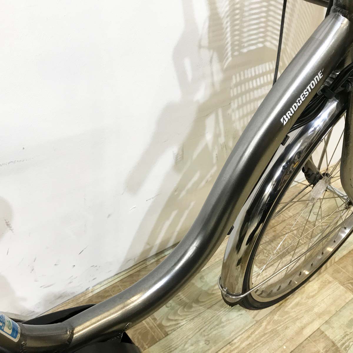 中古電動自転車 ブリヂストン アシスタU DX シルバー 26インチ KL092