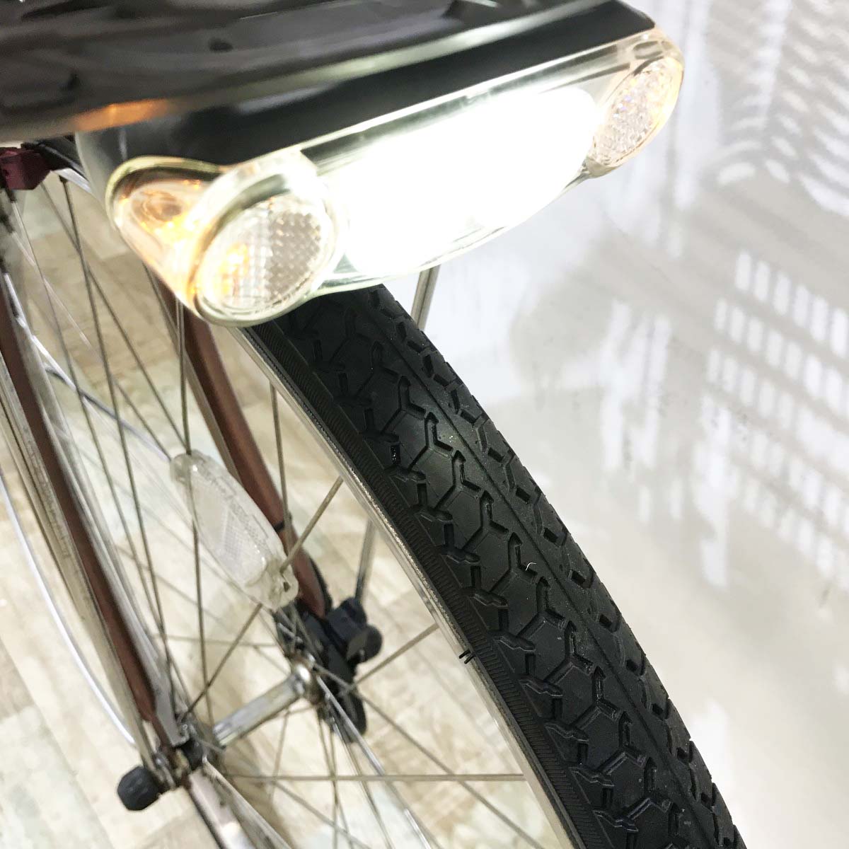 中古電動自転車 ヤマハ PAS ナチュラL スーパー ブラウン 26インチ KL093