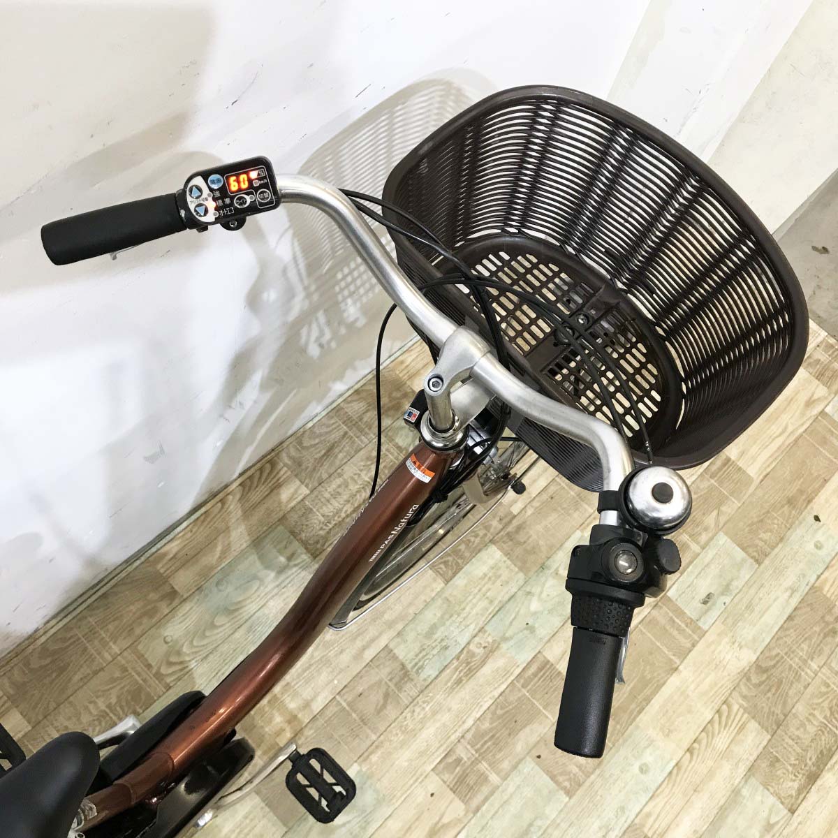 中古電動自転車 ヤマハ PAS ナチュラL スーパー ブラウン 26インチ KL093