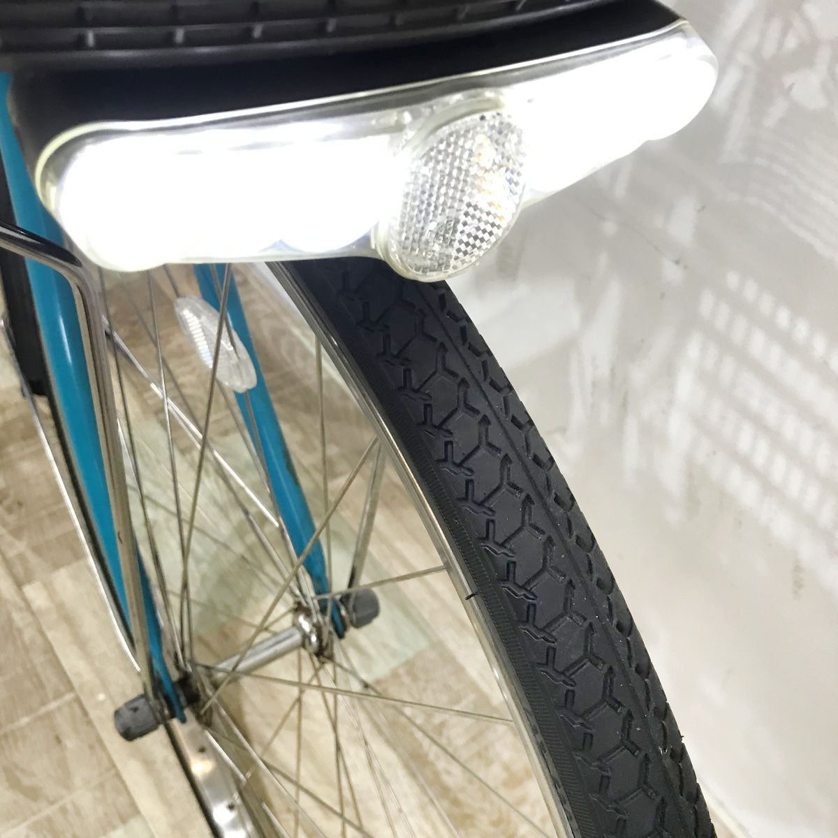 中古電動自転車 パナソニック ビビDX ブルー 26インチ KL096