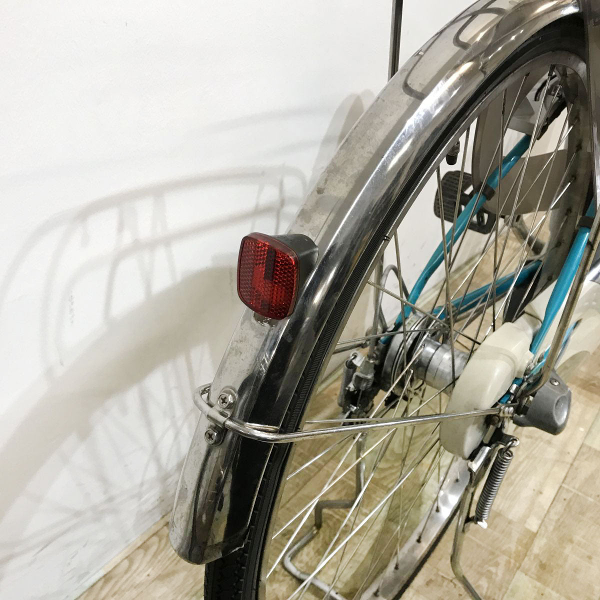 中古電動自転車 パナソニック ビビDX ブルー 26インチ KL096