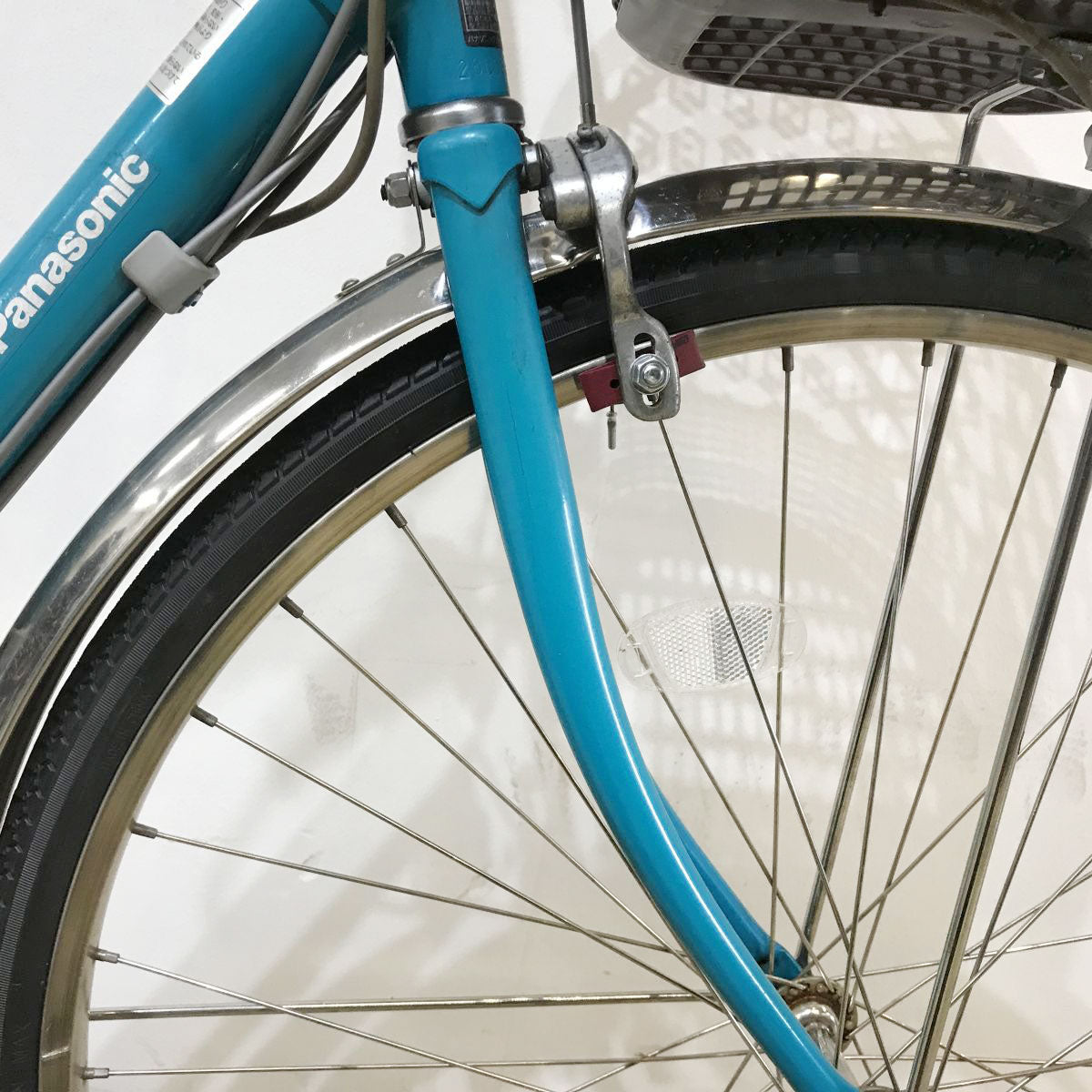 中古電動自転車 パナソニック ビビDX ブルー 26インチ KL096