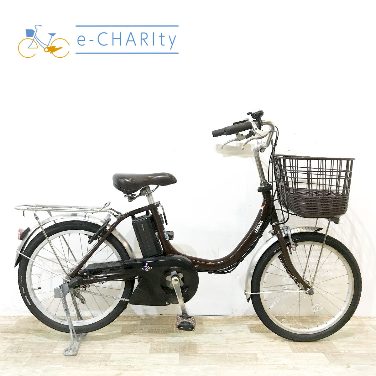 中古電動自転車 ヤマハ PAS シオンU ブラウン 20インチ KL098