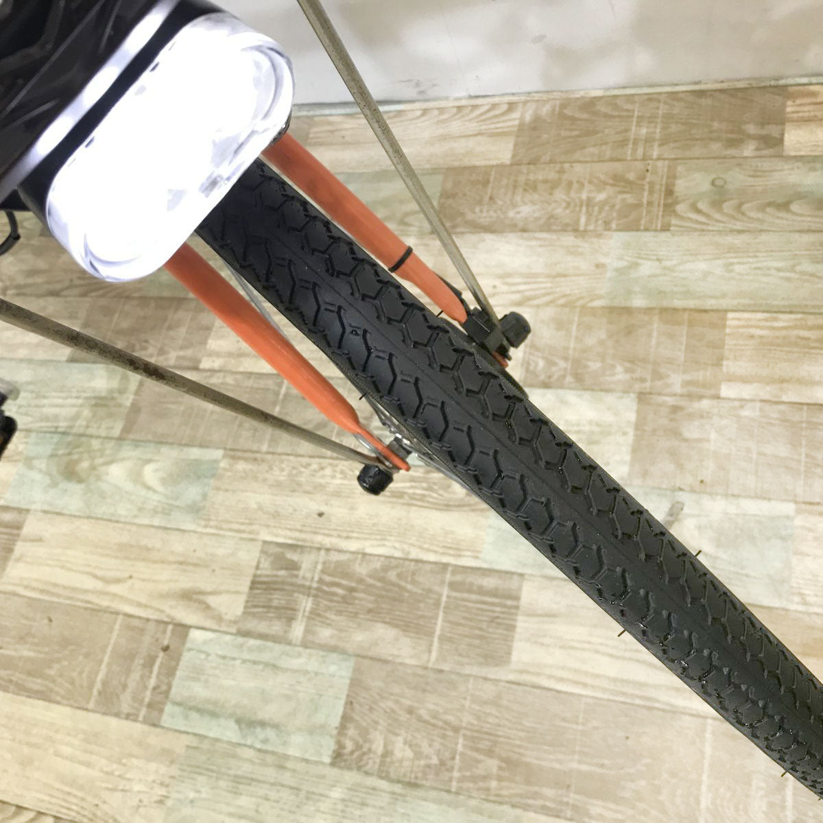 中古電動自転車 ヤマハ PAS ナチュラS オレンジ 26インチ KL100