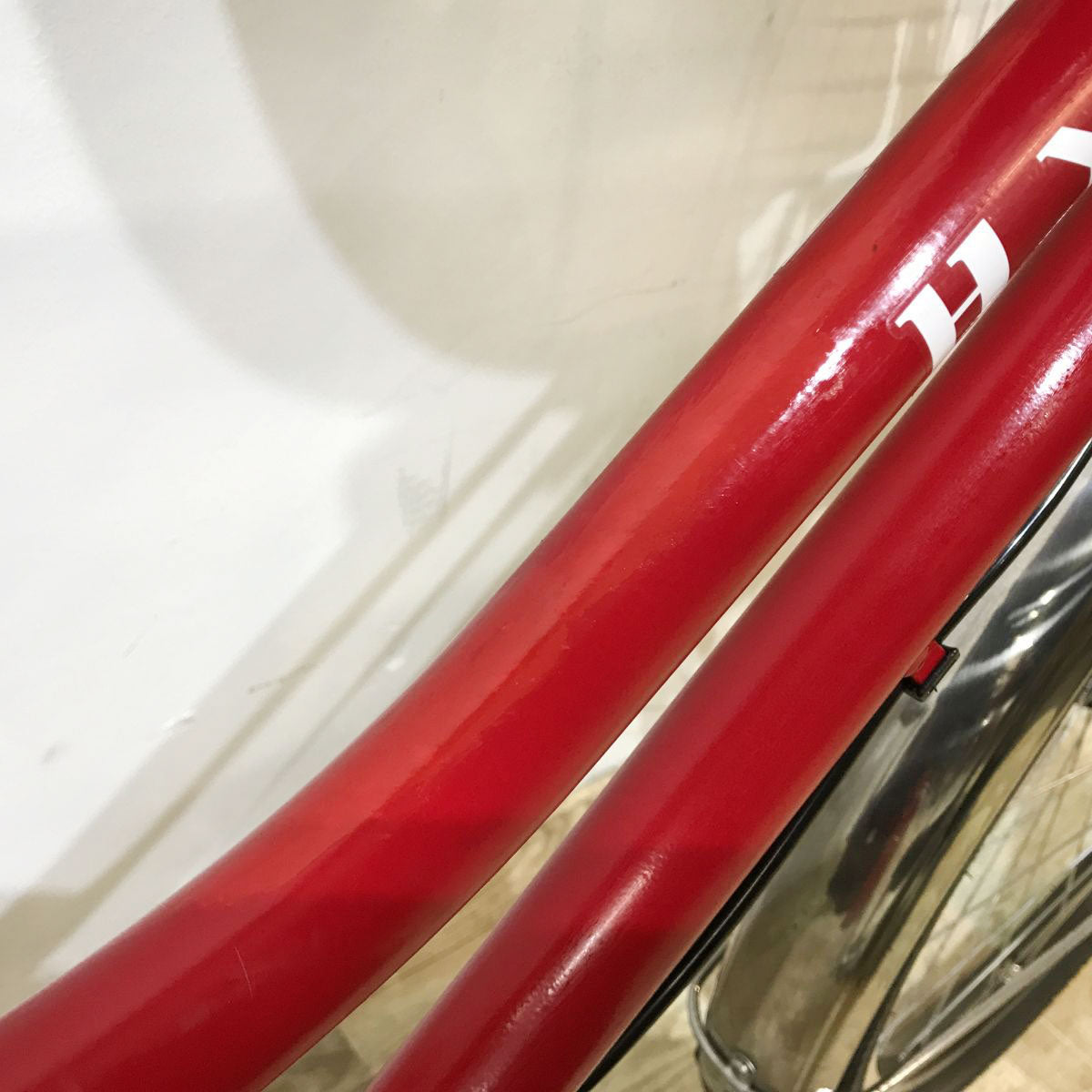 中古電動自転車 ブリヂストン ハイディツー レッド 26インチ KL101