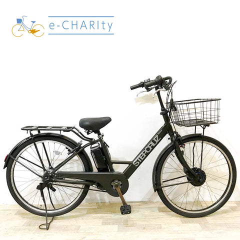 ブリヂストン ステップクルーズe（デュアルドライブ） カーキ 26インチ KL103 【中古車】