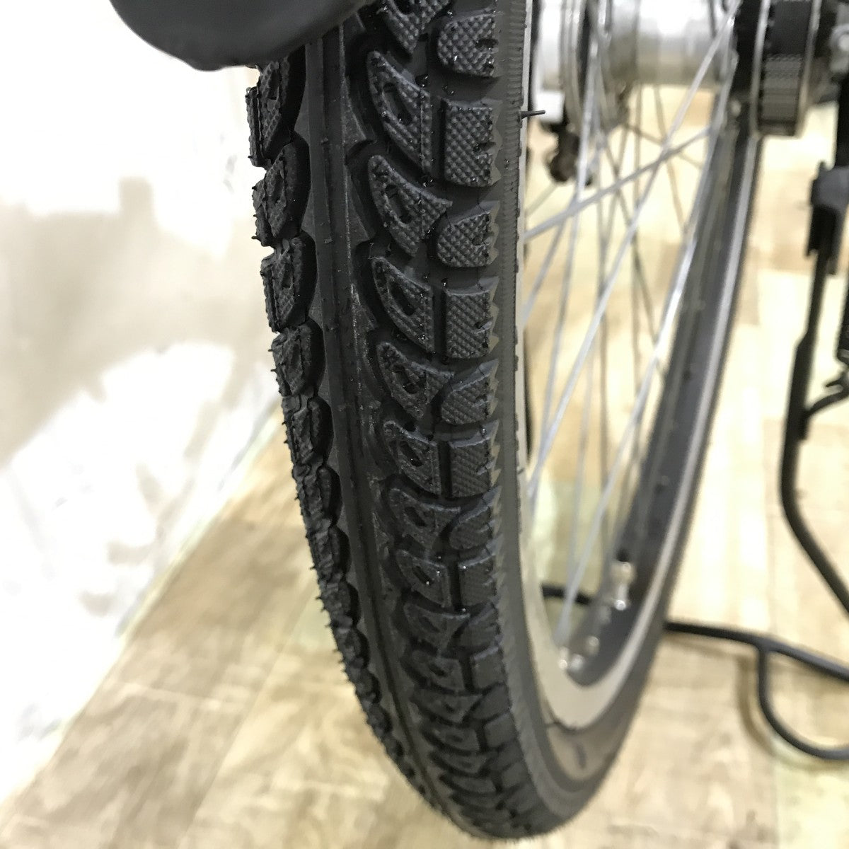 ブリヂストン ステップクルーズe（デュアルドライブ） カーキ 26インチ KL103 【中古車】