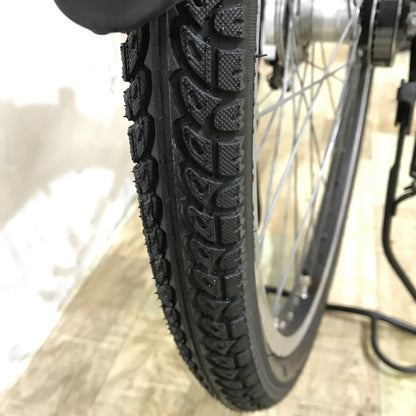 ブリヂストン ステップクルーズe（デュアルドライブ） カーキ 26インチ KL103 【中古車】