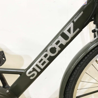 ブリヂストン ステップクルーズe（デュアルドライブ） カーキ 26インチ KL103 【中古車】