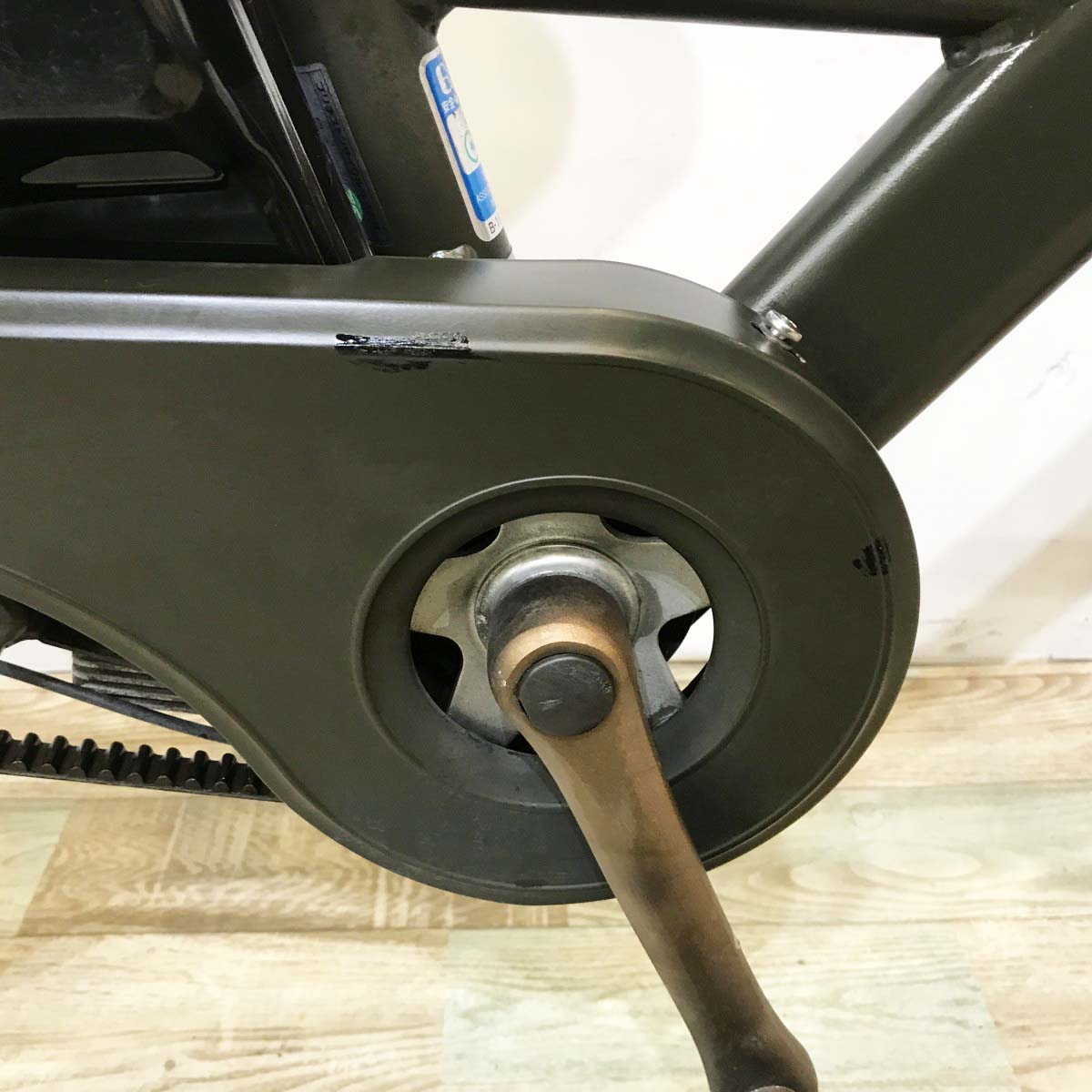 中古電動自転車 ブリヂストン ステップクルーズe カーキ 26インチ KL103