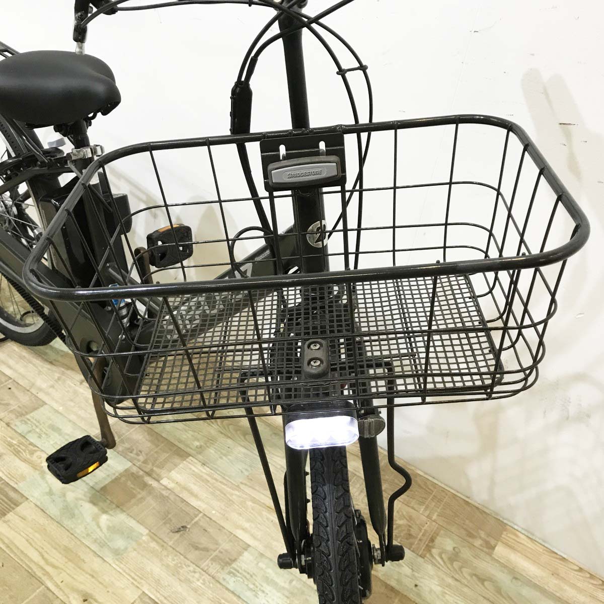 中古電動自転車 ブリヂストン ステップクルーズe カーキ 26インチ KL103