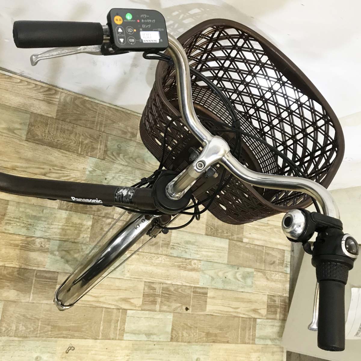 中古電動自転車 パナソニック ビビDX ブラウン 26インチ KL104