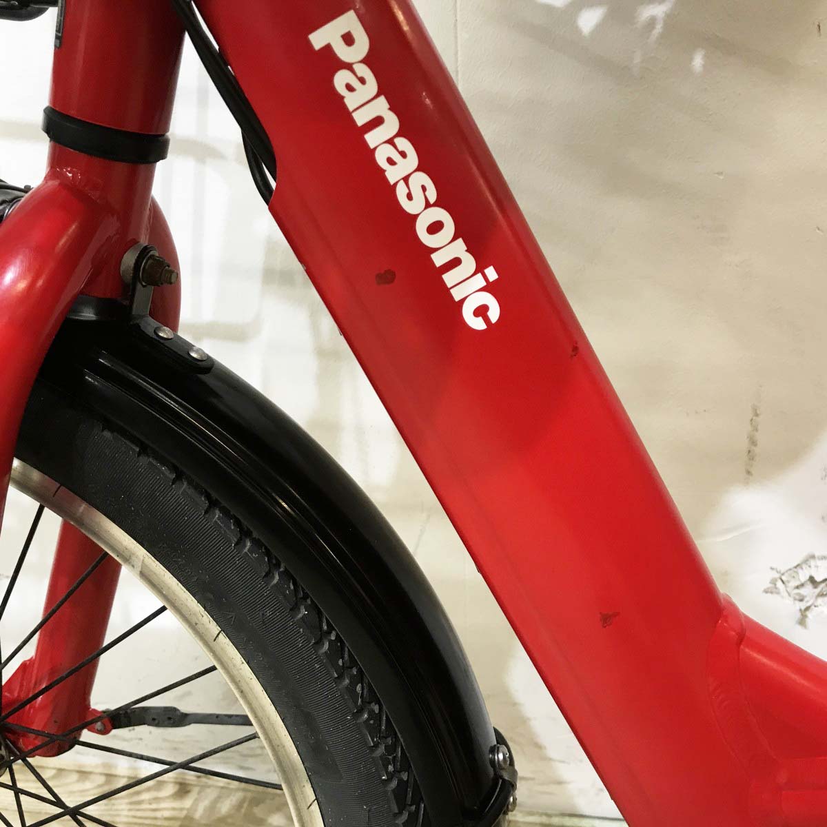 中古電動自転車 パナソニック ギュットアニーズ レッド 20インチ KL106