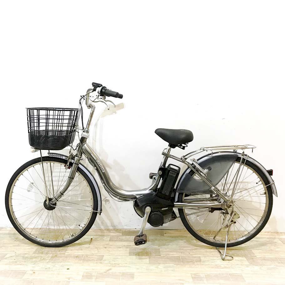 中古電動自転車 ブリヂストン アシスタDX シルバー 24インチ KL111