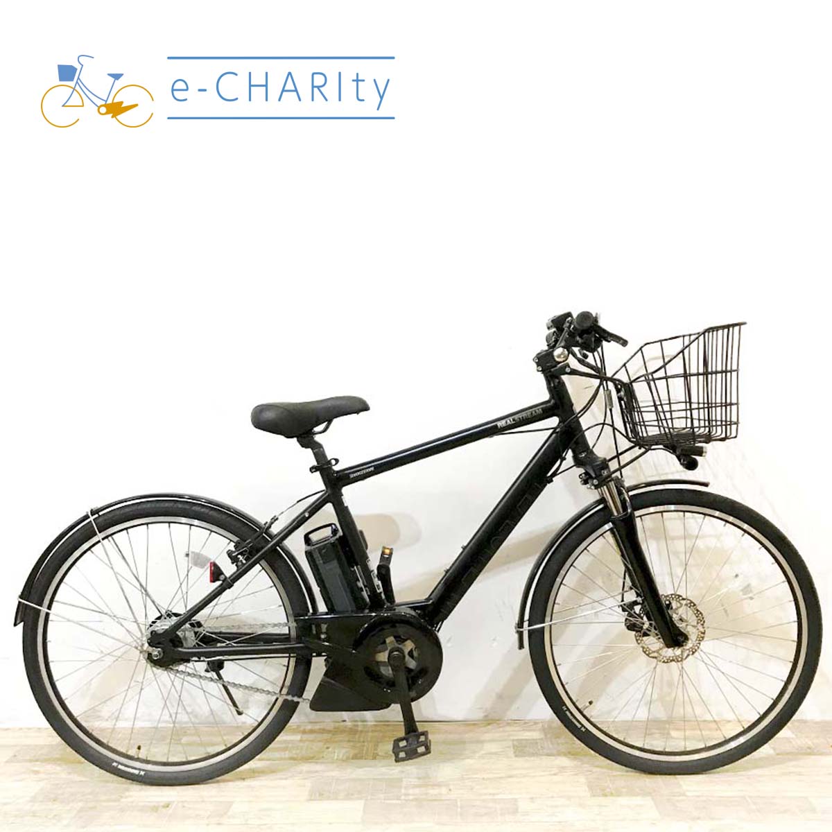 中古電動自転車 ブリヂストン リアルストリーム ブラック 26インチ KL117