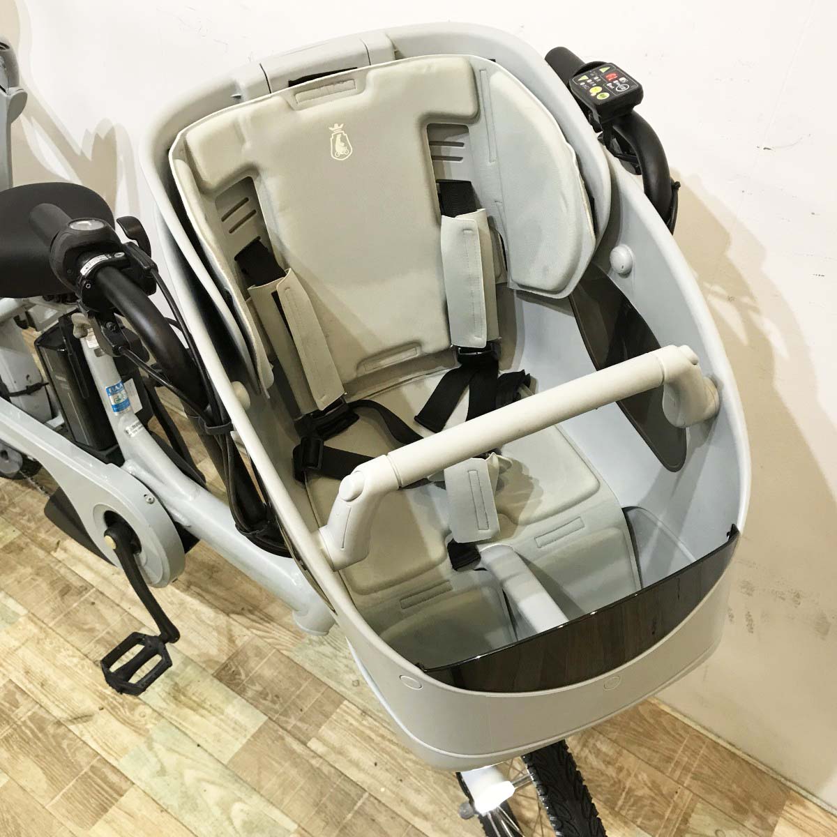 中古電動自転車 ブリヂストン ビッケポーラーe グレー 20インチ KL118