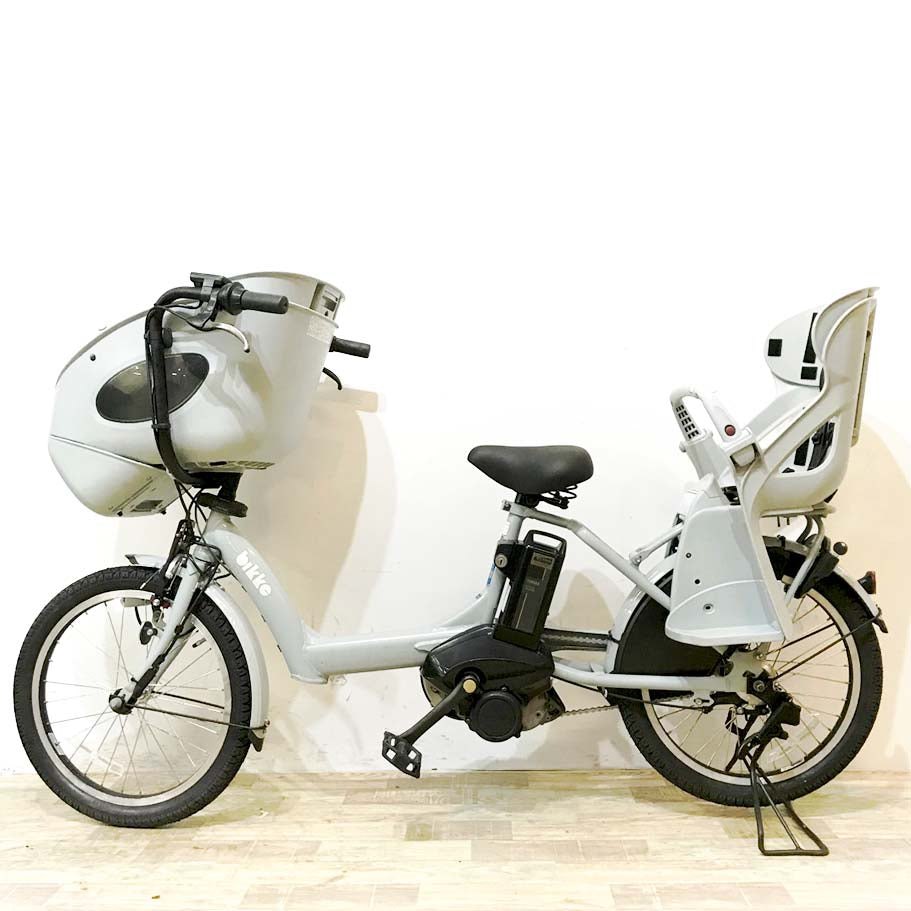 中古電動自転車 ブリヂストン ビッケポーラーe グレー 20インチ KL118
