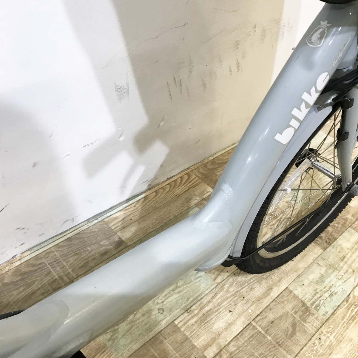 中古電動自転車 ブリヂストン ビッケポーラーe グレー 20インチ KL118