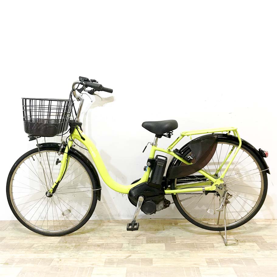 中古電動自転車 ヤマハ PAS ウィズ グリーン 26インチ KL124