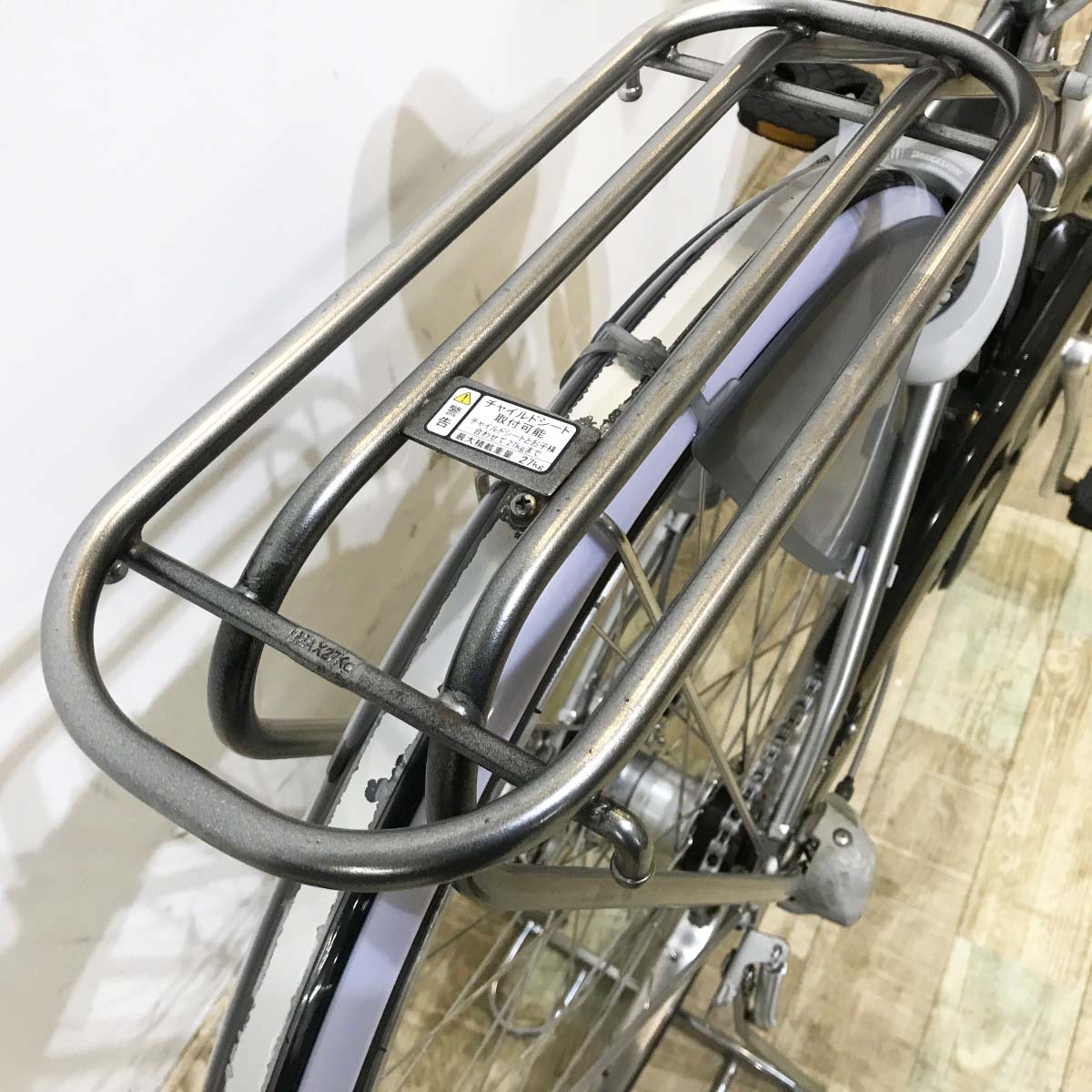 中古電動自転車 ブリヂストン アシスタ シルバー 26インチ KL126