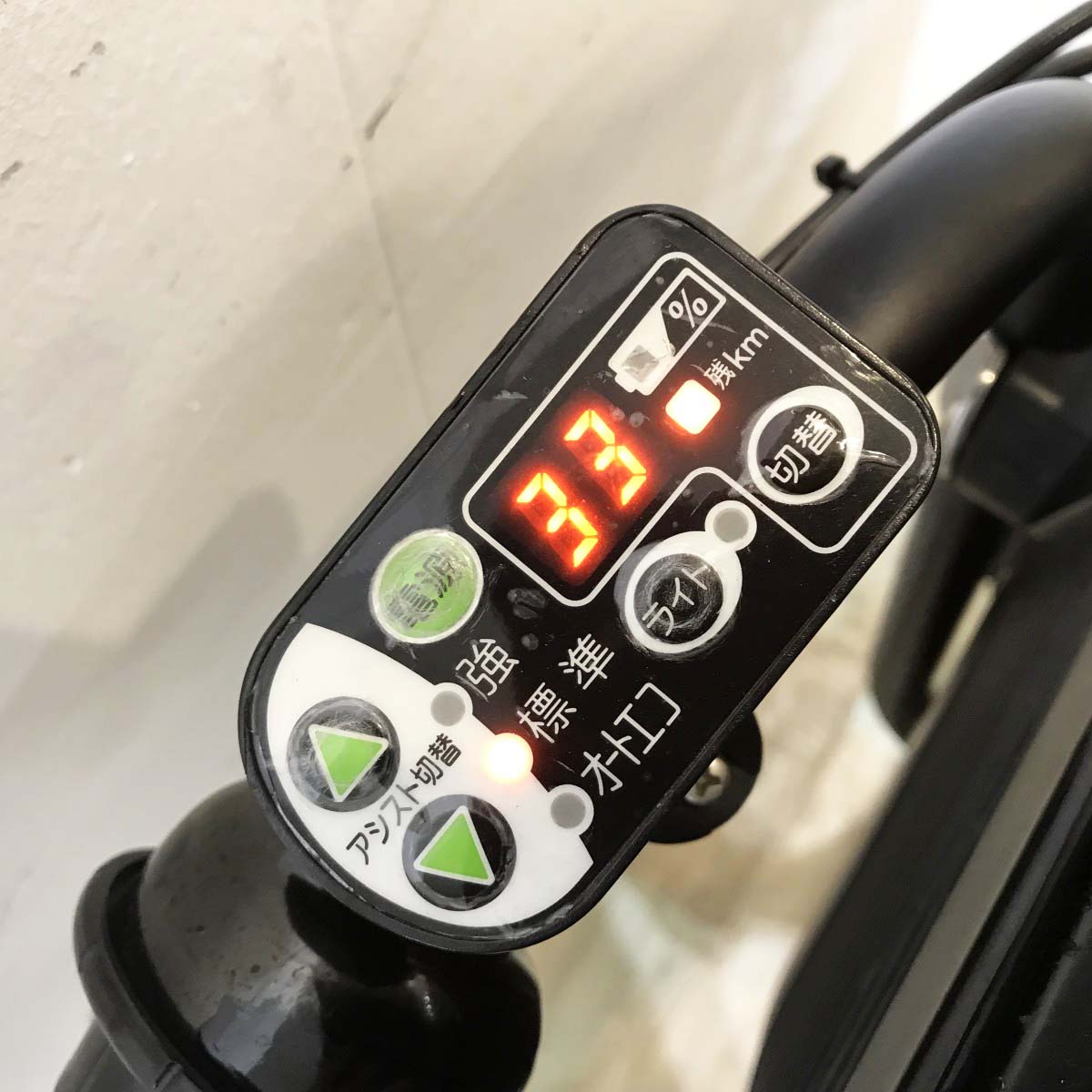 中古電動自転車 ヤマハ PAS キッスミニ カーキ 20インチ KL127