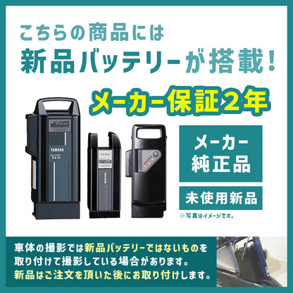 新品バッテリー パナソニック ギュット ミニ DX  イエロー 20インチ YA019【中古車】