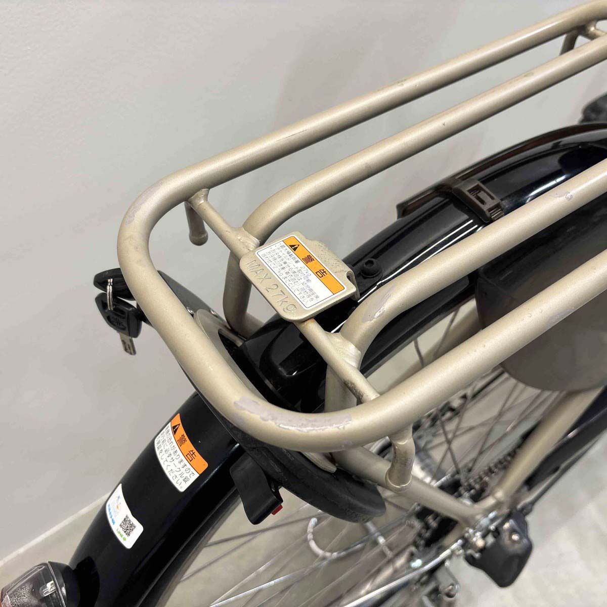 中古電動自転車 ヤマハ PAS ウィズ ベージュ 26インチ SR428Y