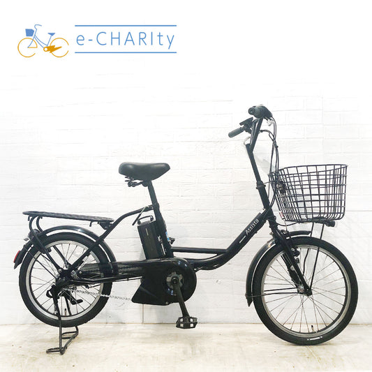 ブリヂストン アシスタ ファイン ミニ ブラック 前20×後18インチ YE079 【中古車】