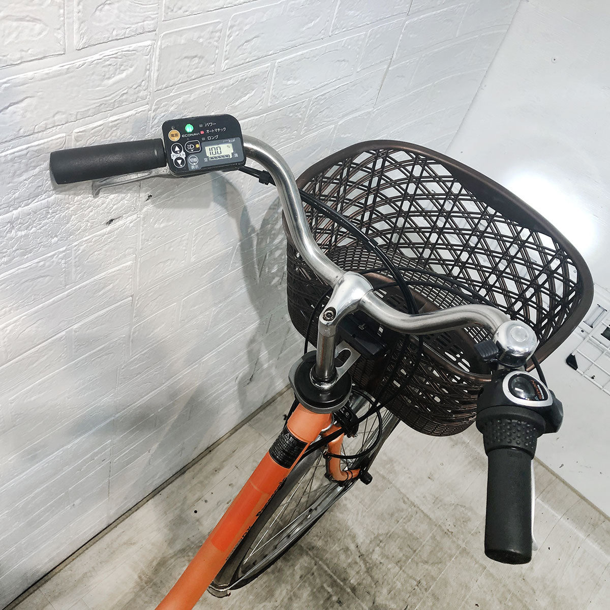 中古電動自転車 パナソニック ビビ DX オレンジ 26インチ YE080 – e 