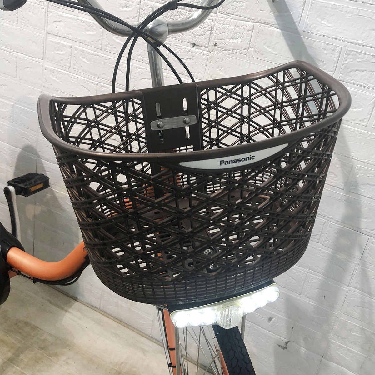中古電動自転車 パナソニック ビビ DX オレンジ 26インチ YE080