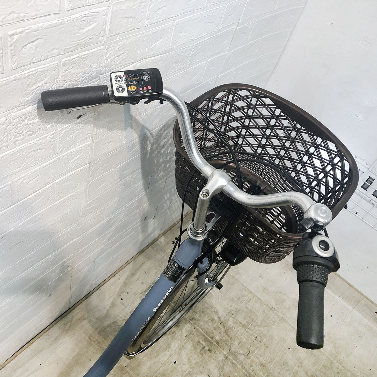 中古電動自転車 パナソニック ビビ SS ブルー 26インチ YE081