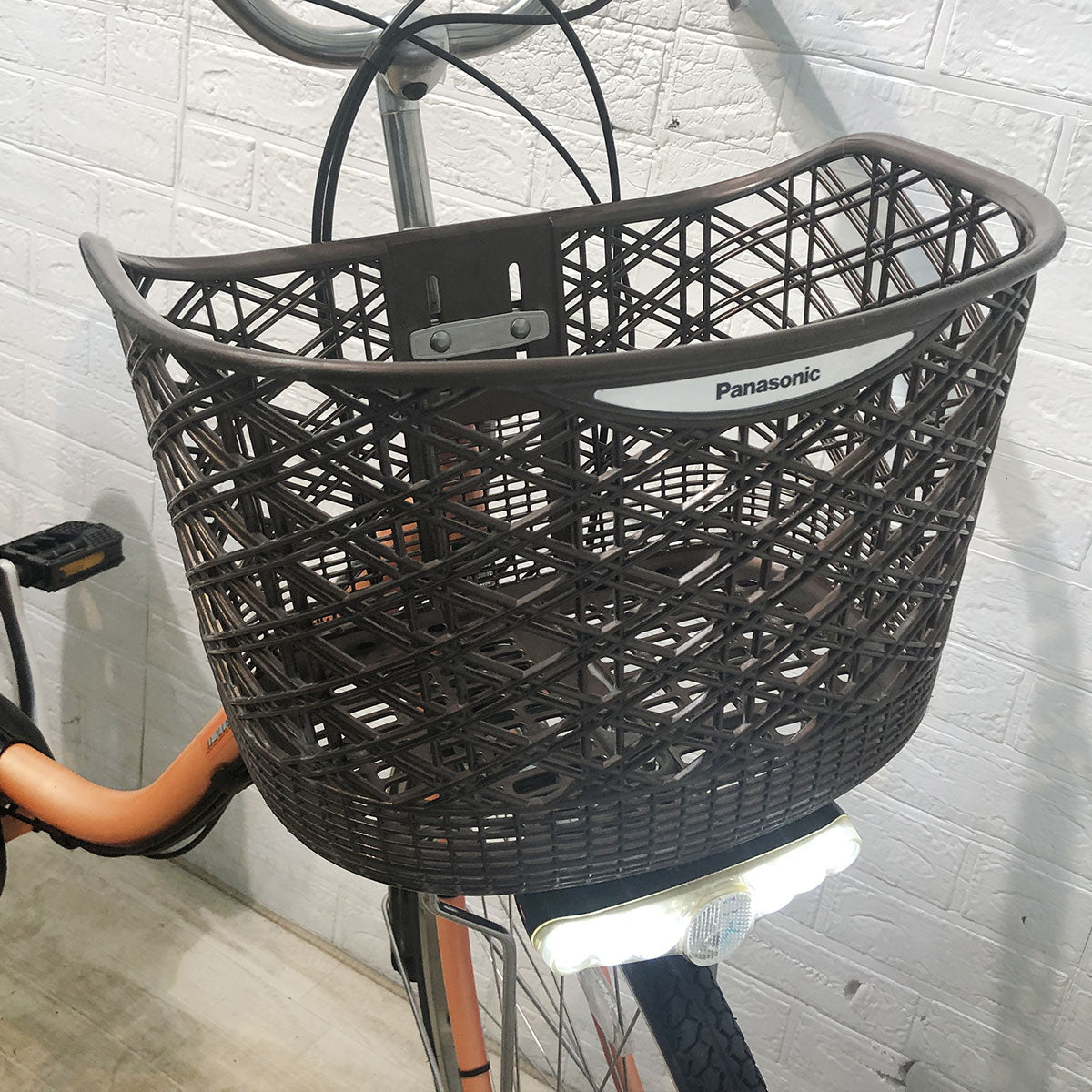 中古電動自転車 パナソニック ビビ DX オレンジ 26インチ YE082