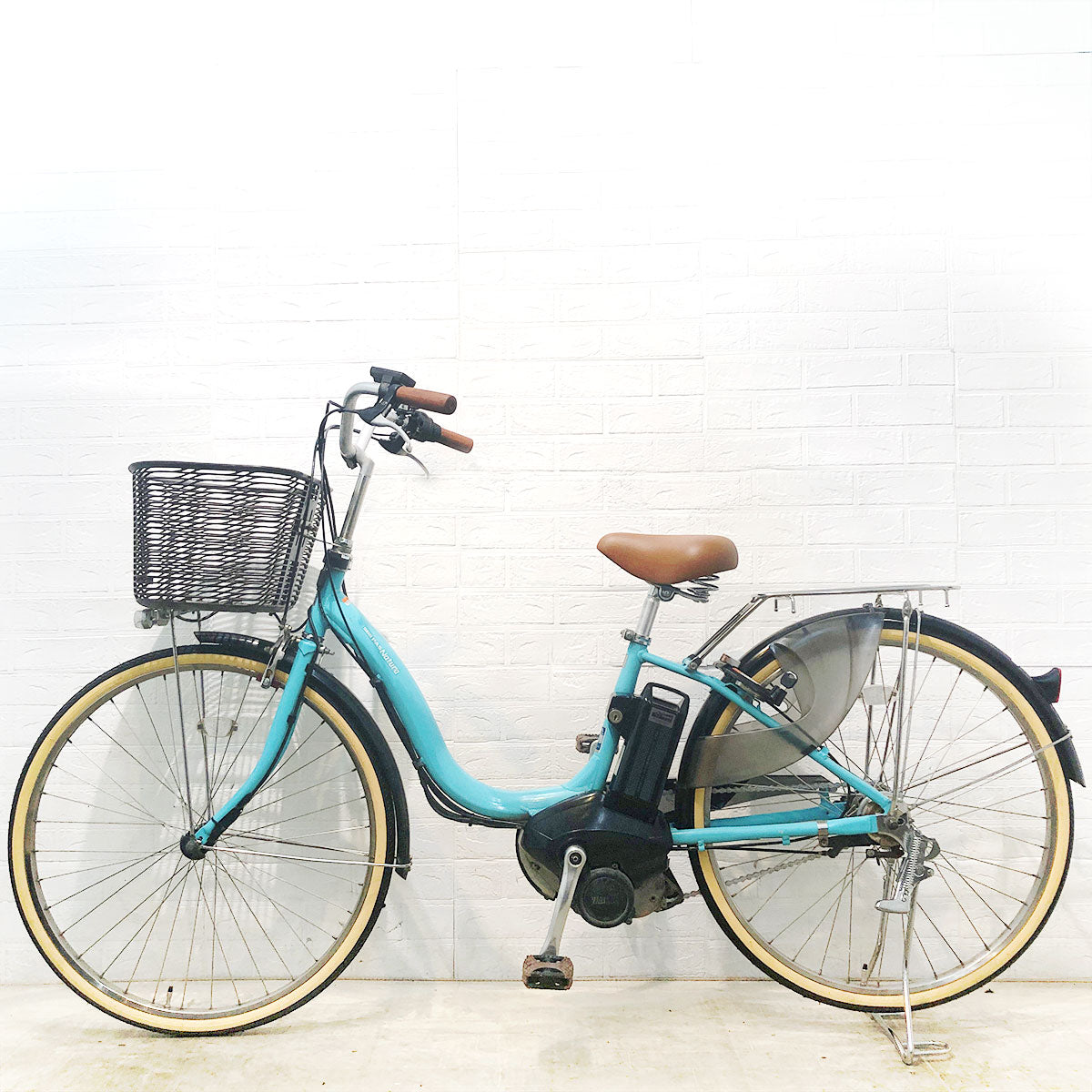 中古電動自転車 ヤマハ PAS ナチュラ L ブルー 26インチ YE083 – e-CHARIty