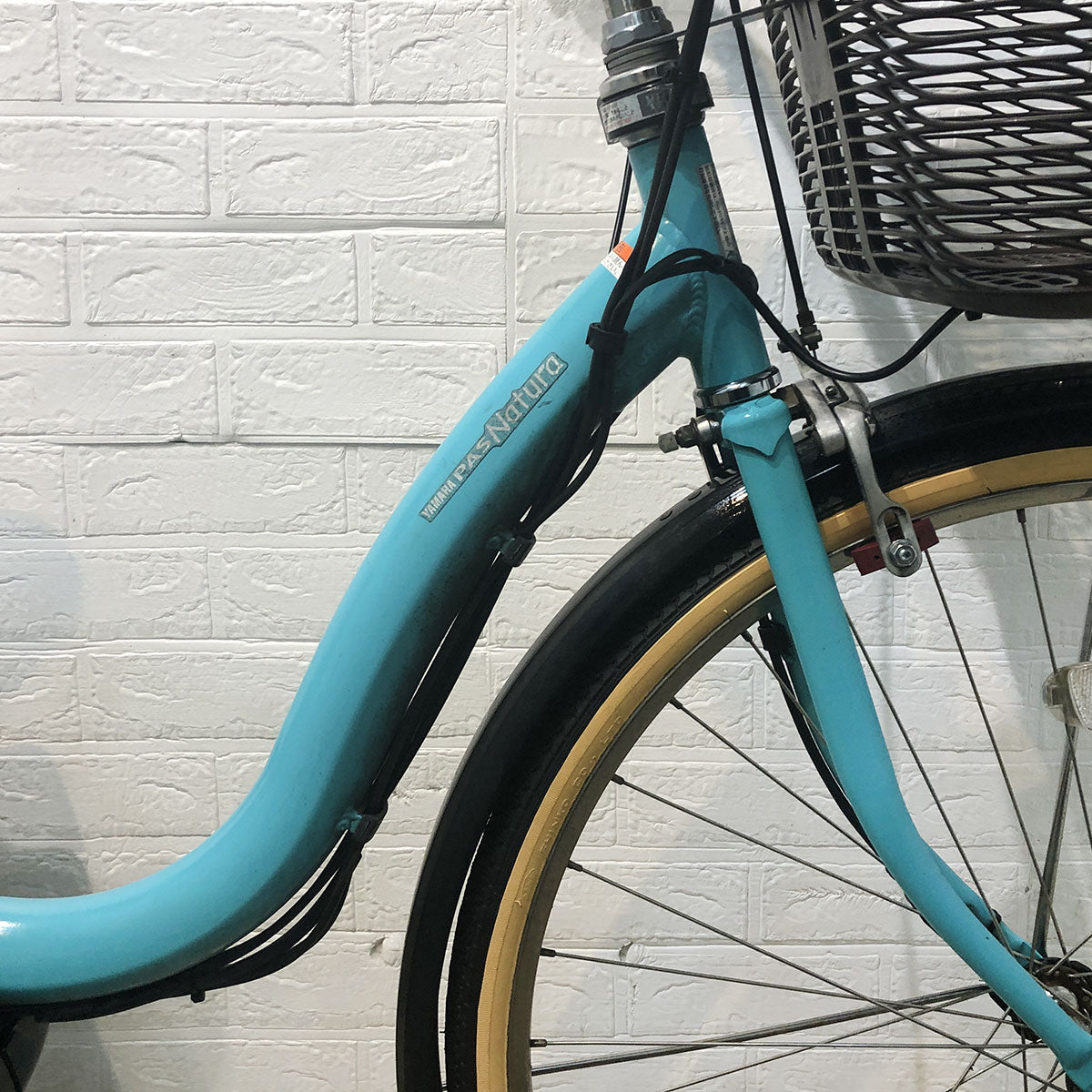 中古電動自転車 ヤマハ PAS ナチュラ L ブルー 26インチ YE083 – e-CHARIty