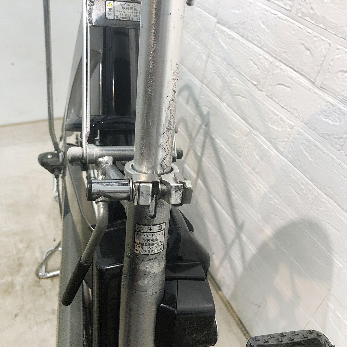 中古電動自転車 ヤマハ PAS Cheer パス チア シルバー 26インチ YE085