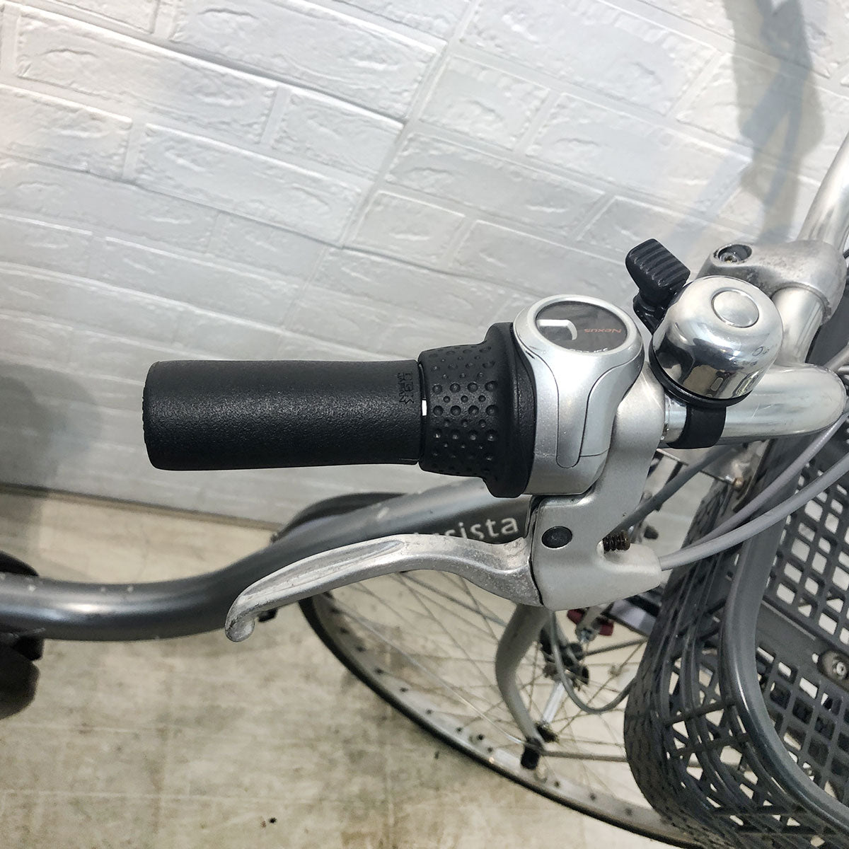 中古電動自転車 ブリヂストン アシスタ DX シルバー 26インチ YE093
