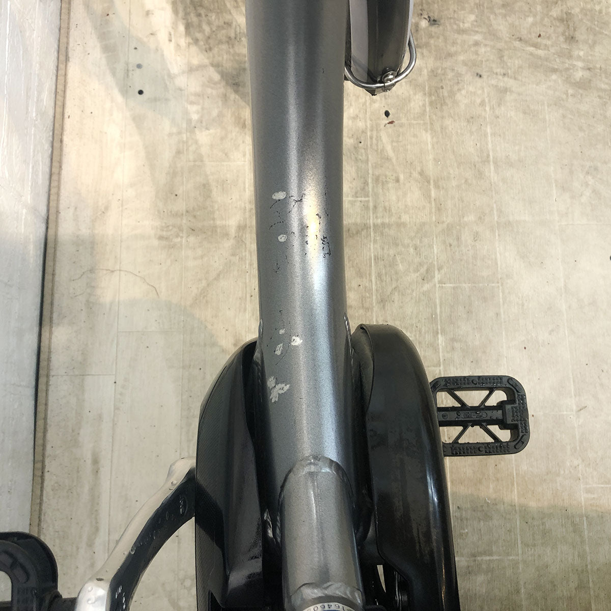 中古電動自転車 ブリヂストン アシスタ DX シルバー 26インチ YE093