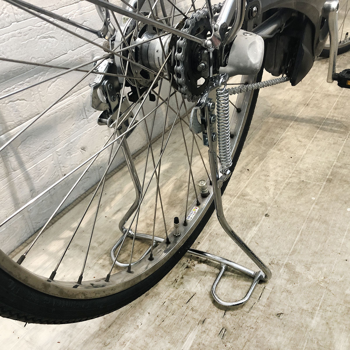 中古電動自転車 ブリヂストン アシスタ DX シルバー 26インチ YE093