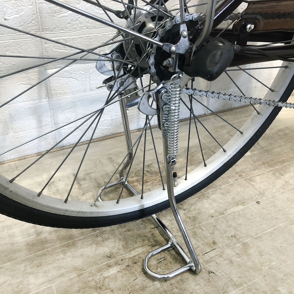 中古電動自転車 ブリヂストン アシスタ DX ブラウン 26インチ YE096