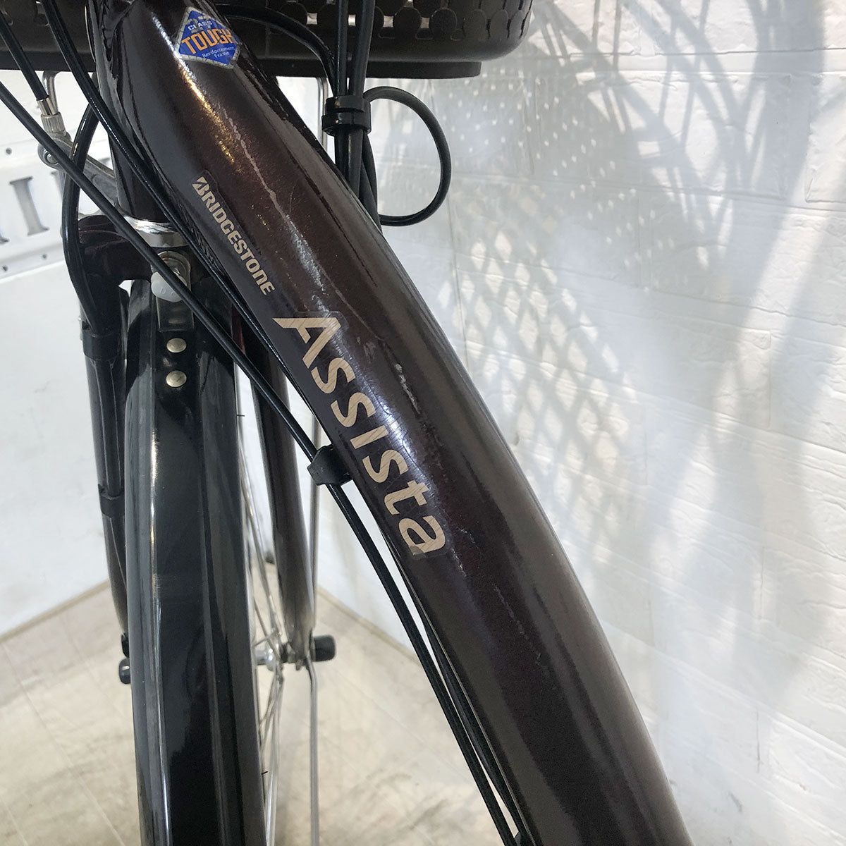 中古電動自転車 ブリヂストン アシスタ DX ブラウン 26インチ YE096