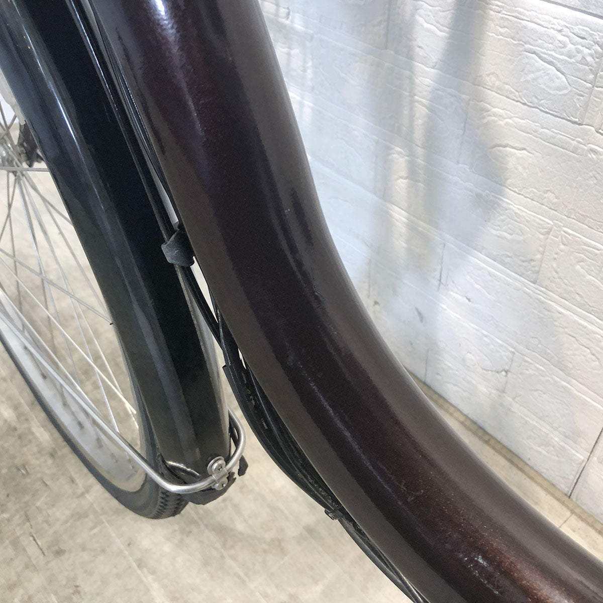 中古電動自転車 ブリヂストン アシスタ DX ブラウン 26インチ YE096